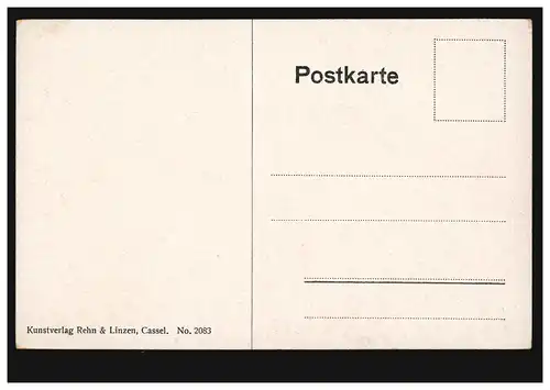 Künstler-AK Landwirtschaft: Dorfidylle mit Ziegen, ungebraucht, um 1920