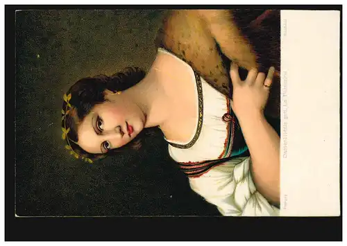 Künstler-AK Raphael: Damenbildnis gem. La Formarina, ungebraucht 