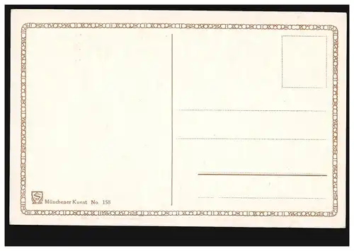 Künstler-AK Kal Gebhardt: Stilles Glück, Münchner Kunst Nummer 158, ungebraucht