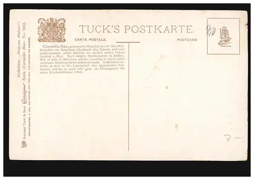 AK Corneille Max: Vivre heureux, TUCK'S CARTE POST 1263, inutilisé