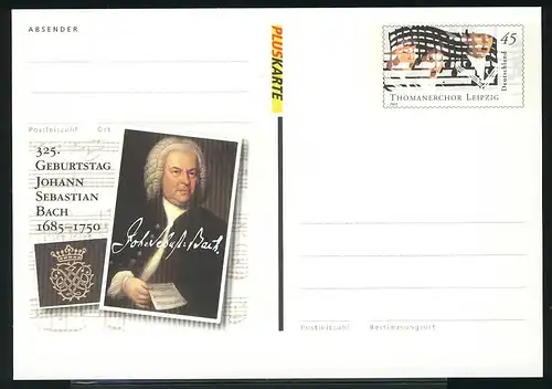 PSo 105 Johann Sebastian Bach und Thomanerchor Leipzig 2010, **
