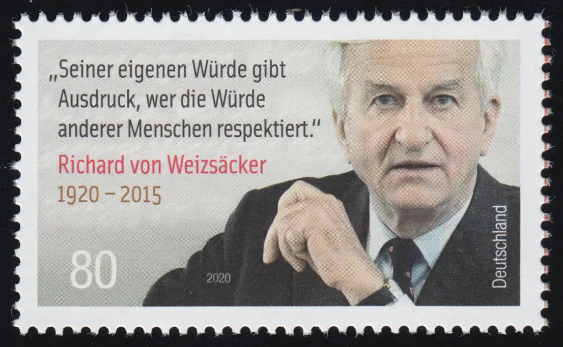 3539 Richard von Weizsäcker, postfrisch **