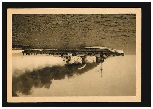 Foto-AK Schiffe: Versenkung der deutschen Flotte in Scapa Flow: S.M.S. v.d.Tann