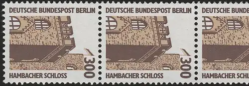 799 SWK 300 Pf, 5er-Streifen + Nr. **