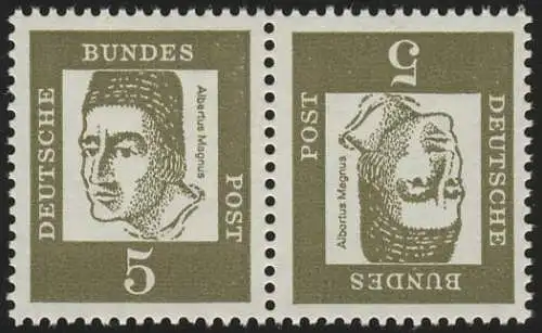 K2b Zusammendruck Albertus, postfrisch