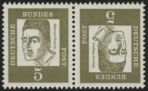 K2b Zusammendruck Albertus, postfrisch