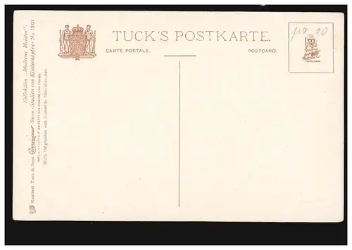 AK Corneille Max: Roses - Études de têtes d'enfant, inutilisé