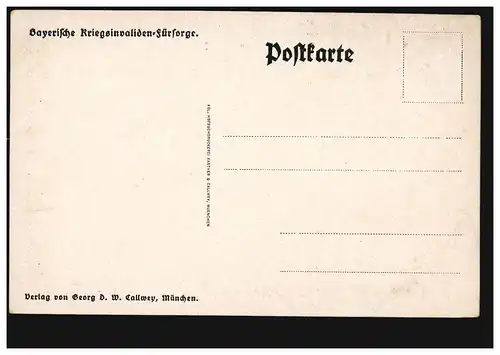 AK été allemand: fermier avec harke à la récolte des céréales, inutilisé,