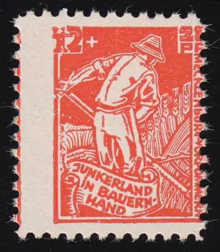 25b Bodenreform mit Plattenfehler IX, postfrisch ** geprüft Kramp BPP