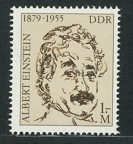 2402 Albert Einstein 1 M aus Block 54 **