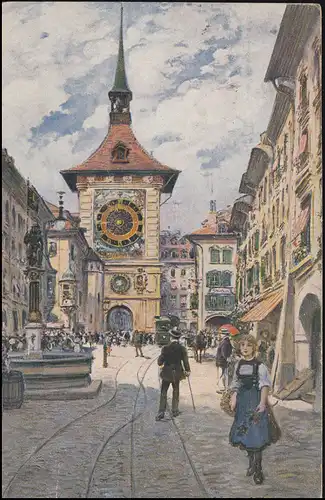 Suisse: Berne - Tour de cloches, facture Tellknaben BERN 25.4.19 vers Belgique