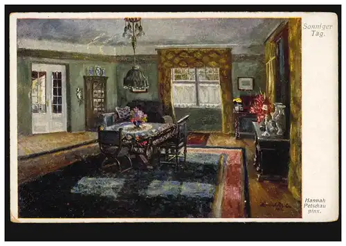 Künstler-AK Hannah Petschau: Sonniger Tag, Wiener Kunst Nummer 1768, ungebraucht