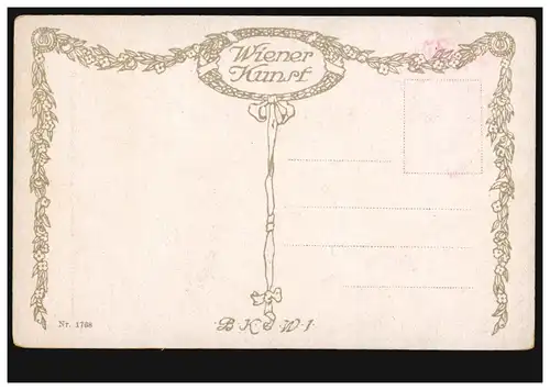 Künstler-AK Hannah Petschau: Sonniger Tag, Wiener Kunst Nummer 1768, ungebraucht