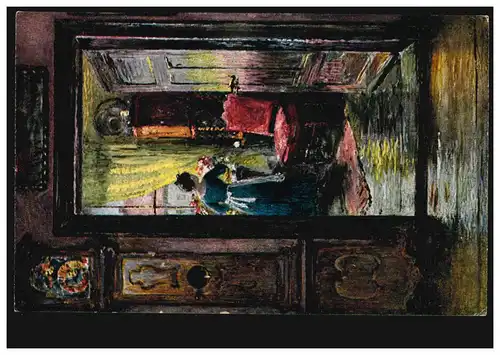 AK Artiste L. Fleur-Siebert: Maison de vacances, maison d'édition J.S.C. 6065, non utilisée