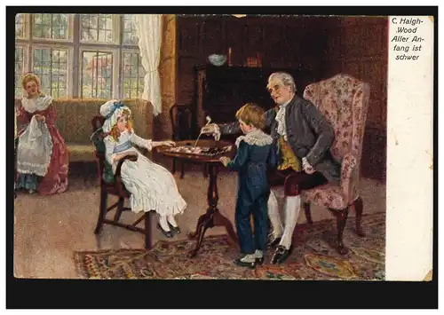 AK Artiste C. Haigh-Wood: Tout le début est lourd, Staengl 170, inutilisé