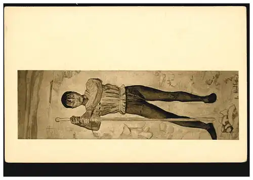 Artiste-AK Ferd. Hodler: Jeune guerrier, maison d'édition calculatrice Zurich, non utilisé