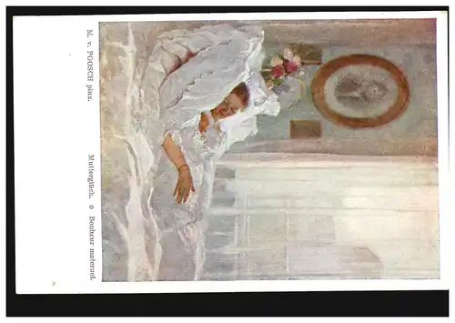 Künstler-AK M.v. Poosch: Mutterglück, Verlag W.R.B. & Co. Wien, ungebraucht