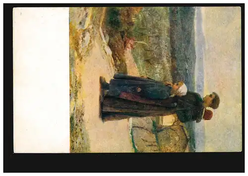 Künstler-AK A. Faldi: Gott beschutze Ihnen!, ungebraucht, um 1920