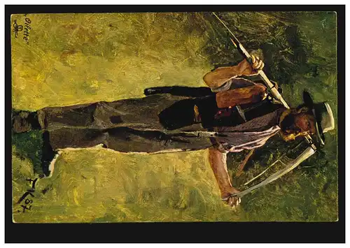 AK Agriculture - Fr. Kallmorgen: La moissonneuse avec Sense Wetzstein, inutilisé