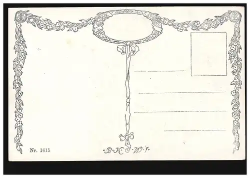 AK W. Legler: Maison ensoleillée - rayons du soleil dans le salon, inutilisé