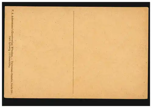 Künstler-AK Carl Spitzweg: Im Dachstübchen, Ackermann-Verlag München ungebraucht