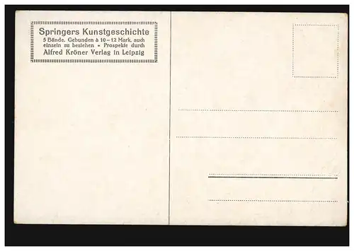 Künstler-AK Achenbach: Westfälische Landschaft - Dorfidylle, ungebraucht