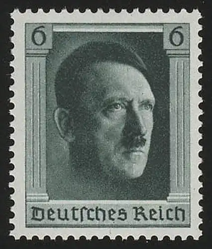 646 Adolf Hitler 6 Pf aus Block 7, ** postfrisch