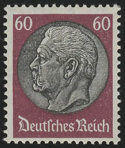 526X Hindenburg-Medaillon 60 Pf, postfrisch **