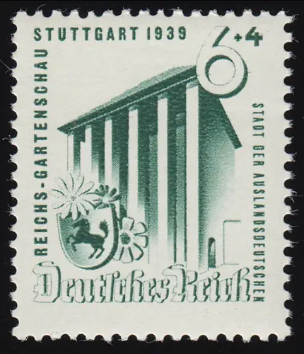692 Gartensau Stuttgart 6+4 Pf **