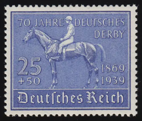698 Deutsches Derby 1939 - Marke **
