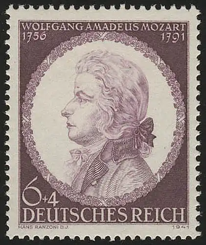 810 Mozart 1941 - Marke postfrisch **