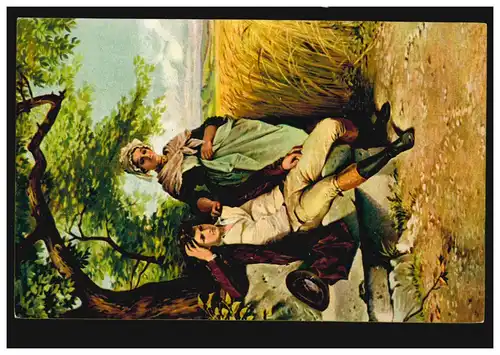 Künstler-AK Ramberg: Hermann und Dorothea, Stengel-Verlag, ungebraucht