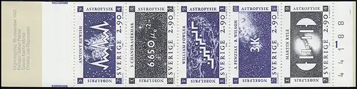 Markenheftchen 127 Nobelpreisträger für Astrophysik, **