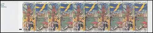 Carnets de marques 160 timbres promos Musée en plein air Sakansen, **
