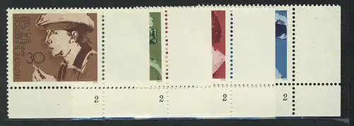 826-829 Schriftstellerinnen 1975, FN2 Satz **