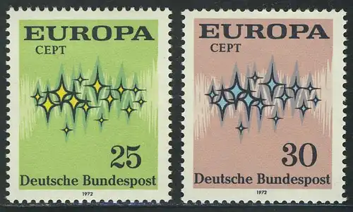 716-717 Europa/CEPT Sternenband 1972, Satz **