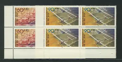 1094-1095 Sporthilfe Rudern und Segelfliegen 1981, E-Vbl u.l. Satz **