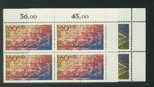 1094-1095 Sporthilfe Rudern und Segelfliegen 1981, E-Vbl o.r. Satz **