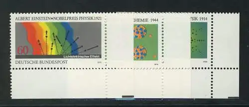 1019-1021 Nobelpreisträger 1979, Ecke u.r. Satz **