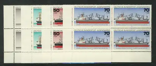 929-932 Jeunes navires 1977, E-Vbl. et l. Taux **