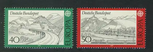 934-935 Europa Landschaften 1977, Satz **