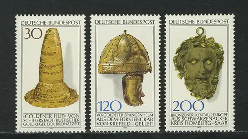 943-945 Archäologie - Archäologisches Kulturgut 1977, Satz **