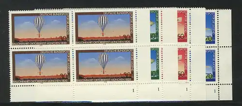 964-967 Jugend Luftfahrt 1978, Vbl FN1 Satz **