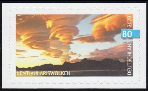 3531 Événements célestes: nuages de lenticularis, sk sur film neutre, **