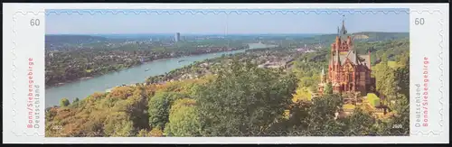 3517-3518 Panorama Bonn / Sept Monts autocollants sur film neutre **