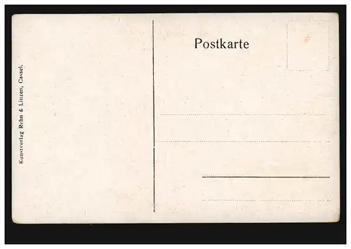 AK Agriculture Anton Jänicke: récolte de céréales, édition Rehn Cassel, non utilisé