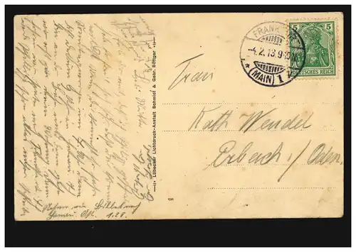 AK Agriculture: Types d'agriculteurs a la Simplicissimus, FRANKFURT / M. 4.2.1915