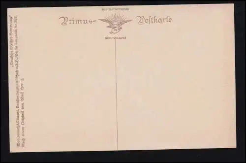 AK Artiste Adolf Hering: Camarades, carte postale Primus, inutilisé