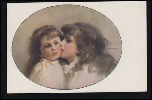 Künstler-AK Anna Cramer: Die Schwestern, Verlag Paul Heckscher, ungebraucht