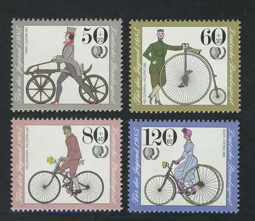 1242-1245 Vélos jeunes 1985, ensemble frais de port